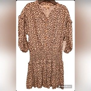 NWT Jessica Simpson girls cheetah dress size 10